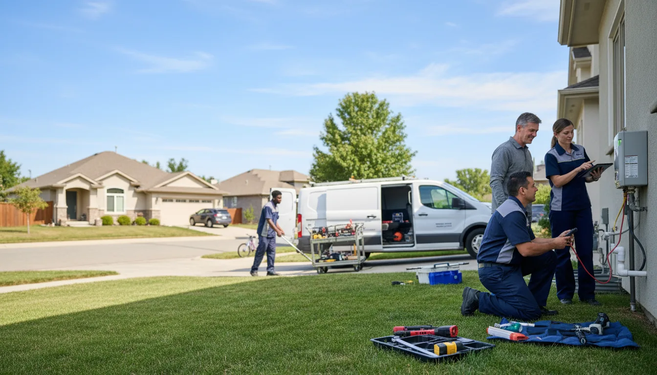 Tankless water heater service in Billings, OK
